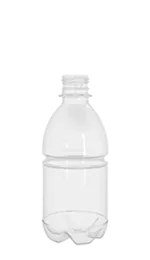 Rund PET-flaske i 330 ml, der kan håndtere kulsyreholdige produkter